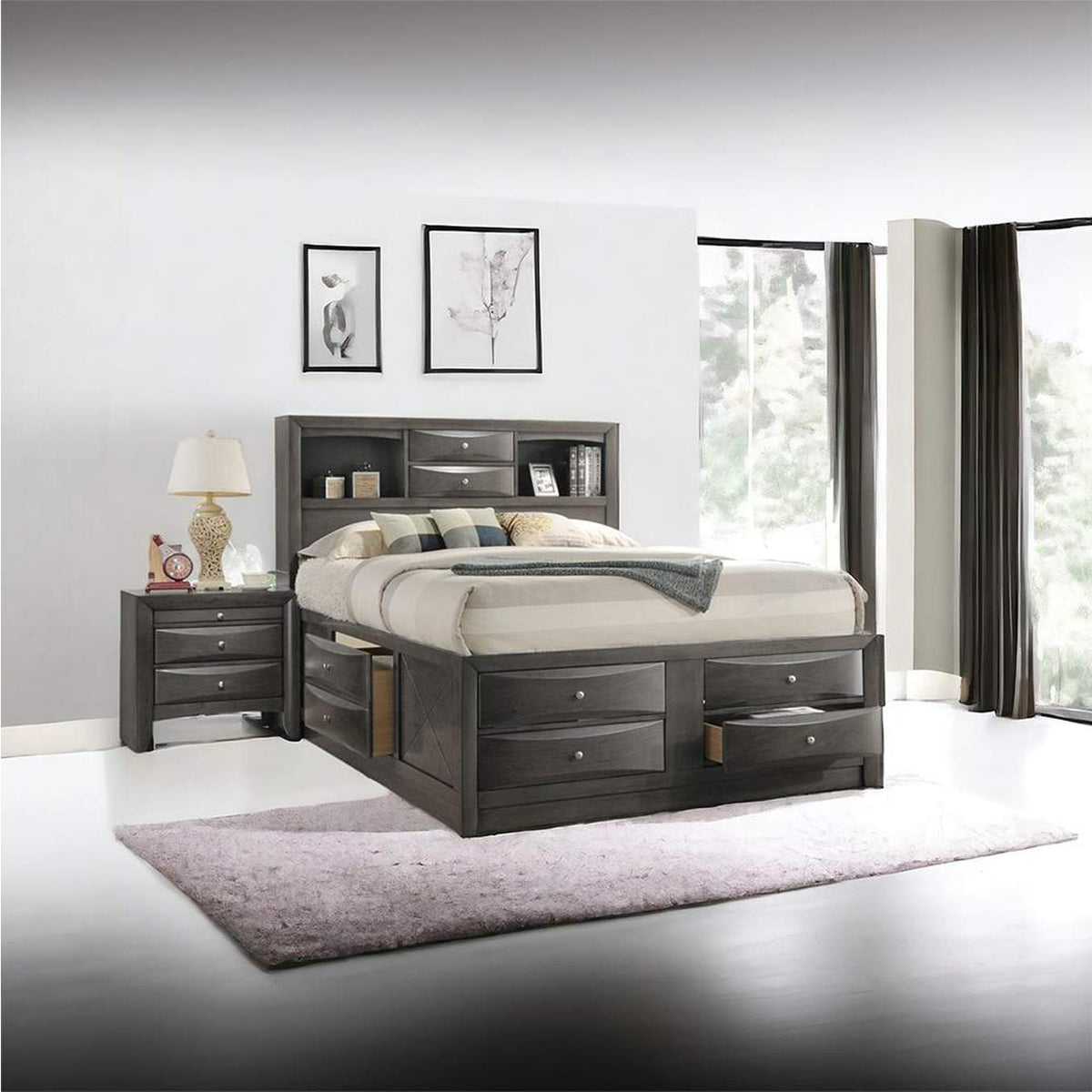 22696EK Ireland Ek Bed with Storage