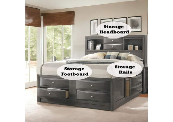 22696EK Ireland Ek Bed with Storage