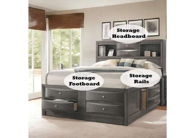 22696EK Ireland Ek Bed with Storage