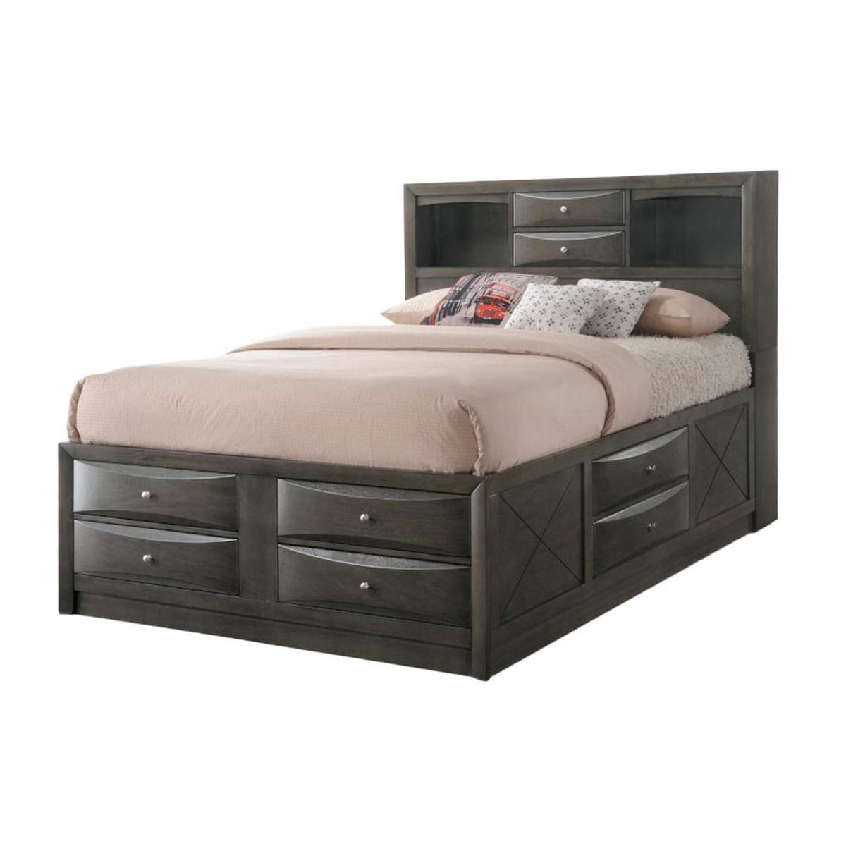 22710F Ireland Full Bed with Storage