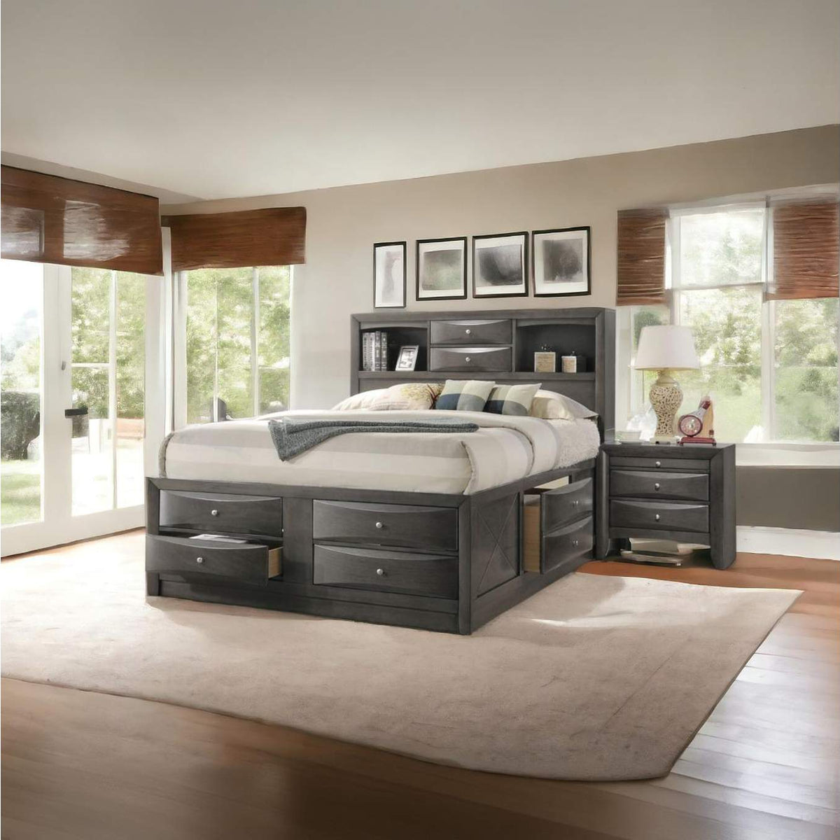 22710F Ireland Full Bed with Storage