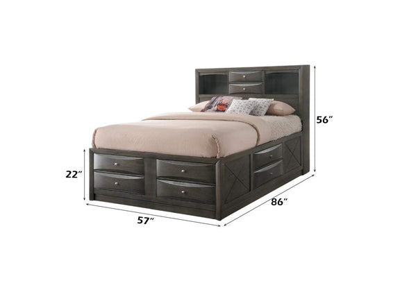 22710F Ireland Full Bed with Storage