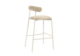 TOV-D68772 Liliana Taupe Performance Velvet Bar Stool