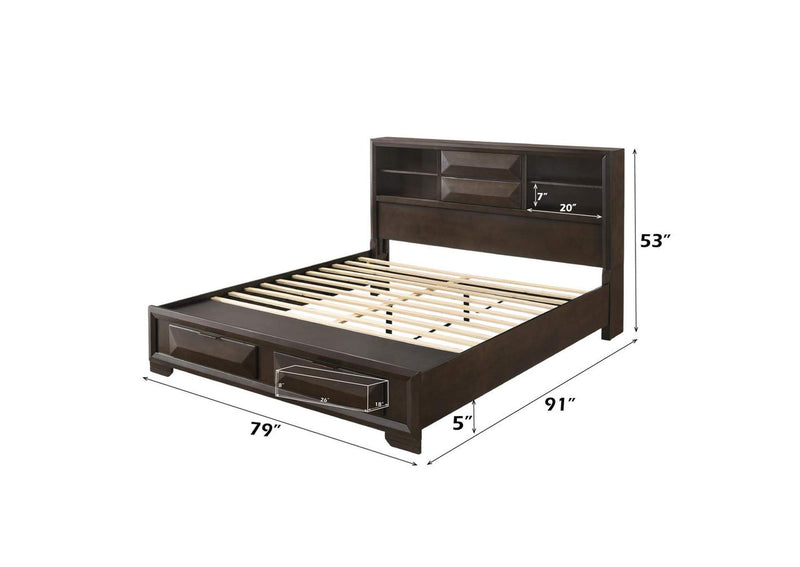 22867EK Merveille Ek Bed with Storage