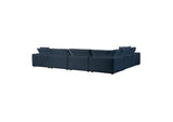 REN-L0096-SEC2 Cali Navy Performance Fabric Modular Large Chaise Sectional