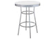 2300 Retro Round 30-inch 1950's Bistro Pub Height Bar Table White