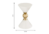 TOV-OC18273 Balhi White Side Table