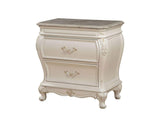 23543 Chantelle Nightstand with Marble Top