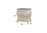 23543 Chantelle Nightstand with Marble Top