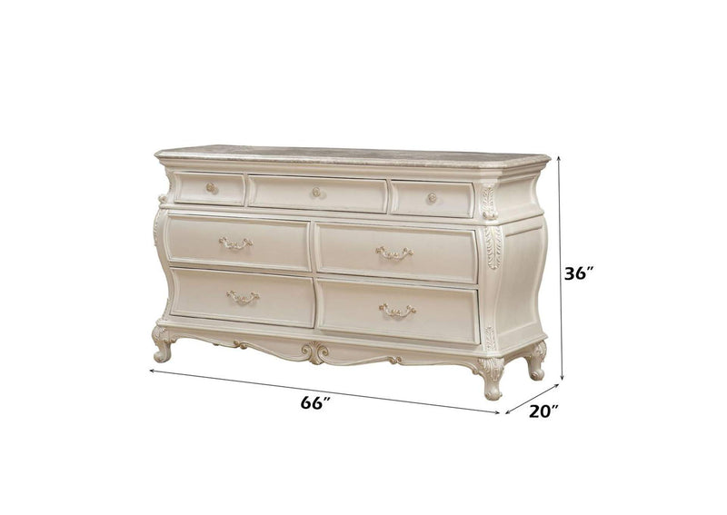23545 Chantelle Dresser with Marble Top