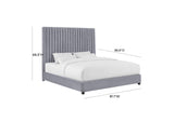 TOV-B96 Arabelle Grey King Bed