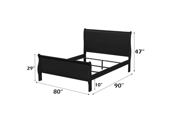 23727EK Louis Philippe Ek Bed