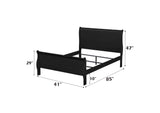 23740T Louis Philippe Twin Bed
