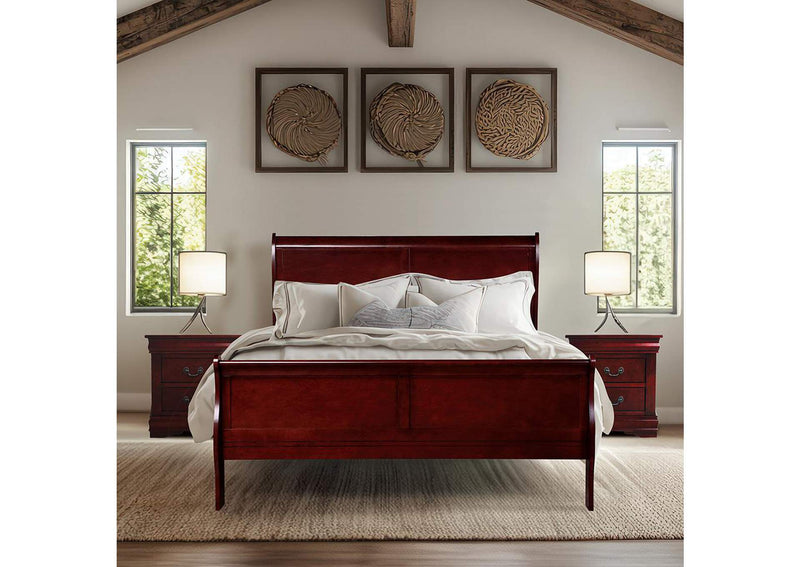 23760T Louis Philippe Twin Bed