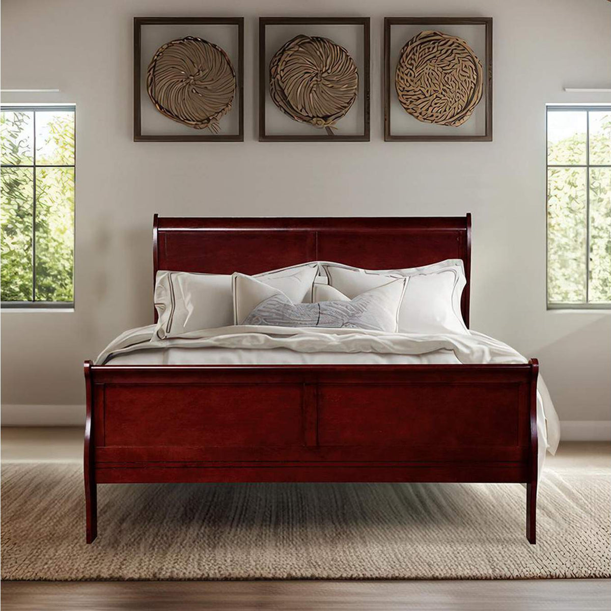 23760T Louis Philippe Twin Bed