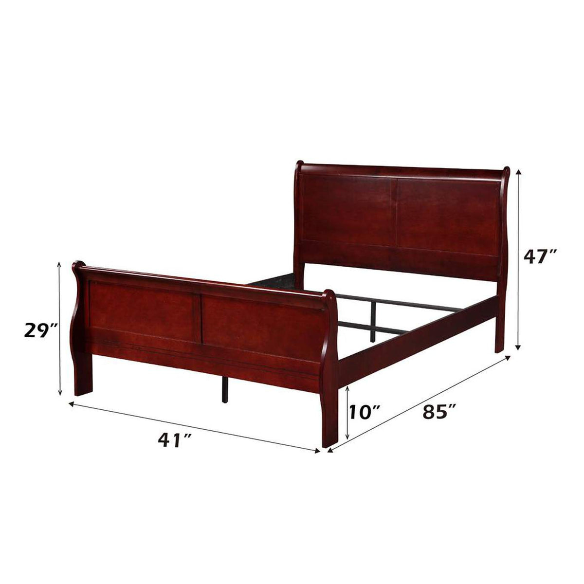 23760T Louis Philippe Twin Bed