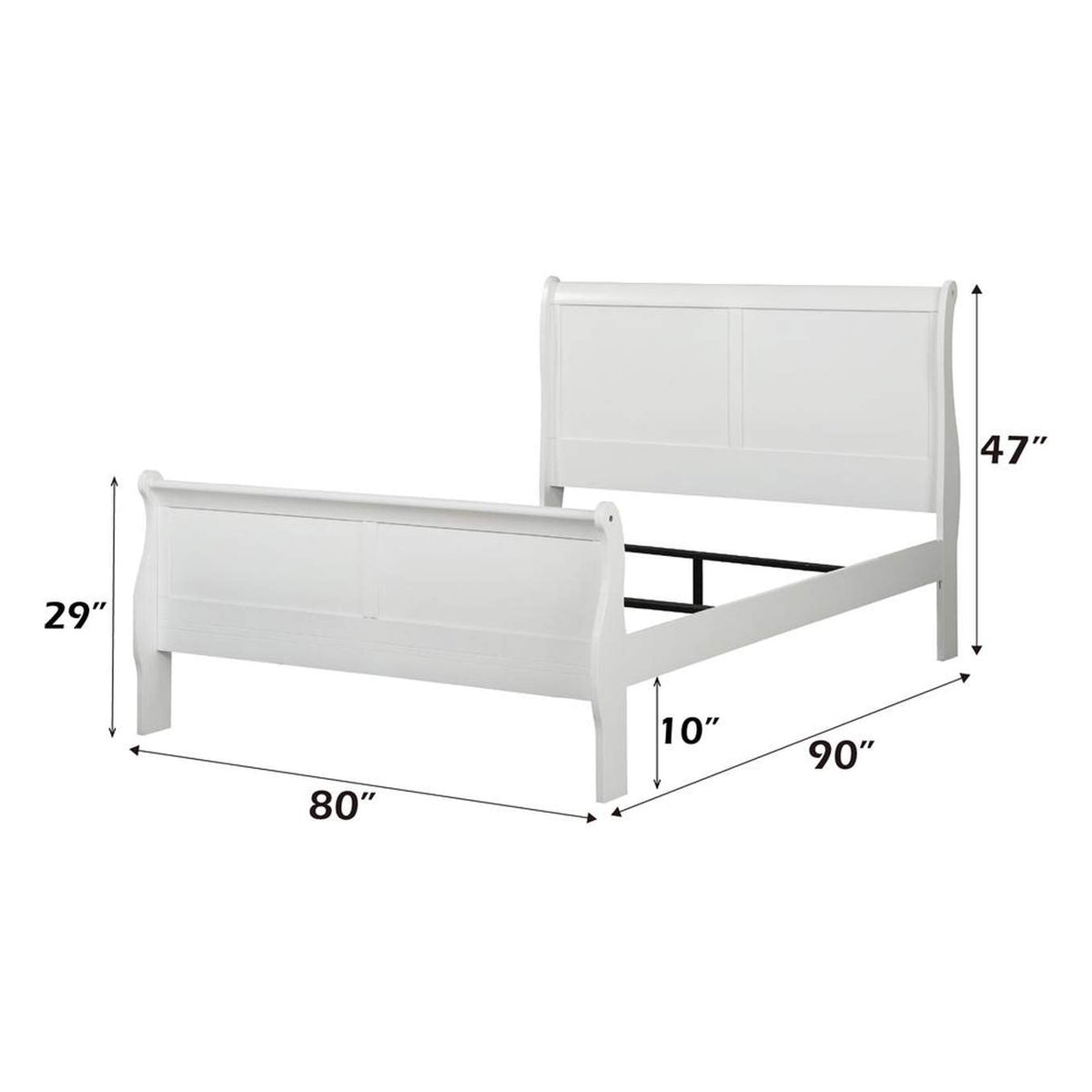 23827EK Louis Philippe Ek Bed