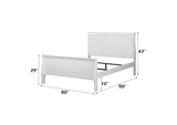 23827EK Louis Philippe Ek Bed