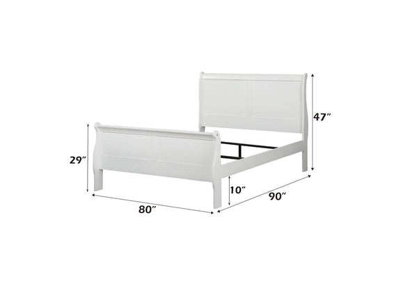23827EK Louis Philippe Ek Bed