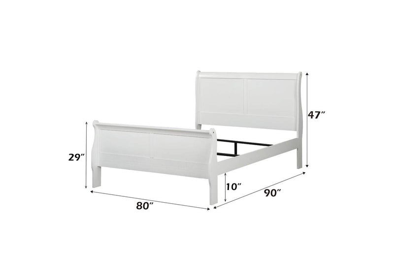 23827EK Louis Philippe Ek Bed