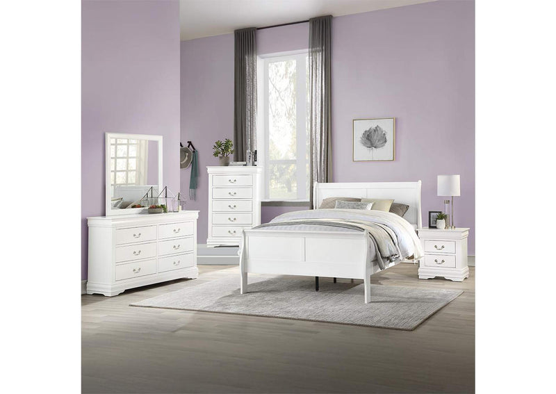 23830Q Louis Philippe Queen Bed