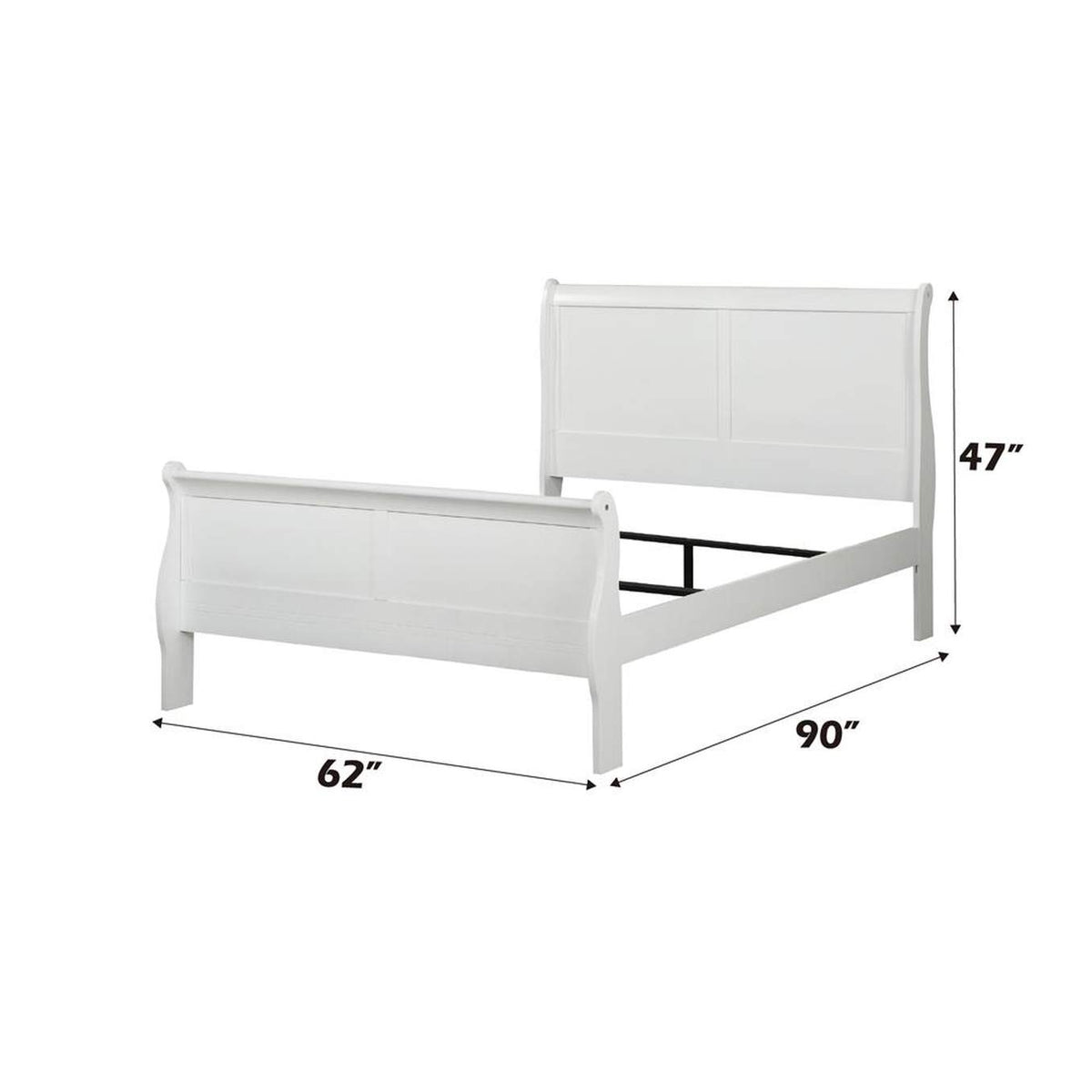 23830Q Louis Philippe Queen Bed