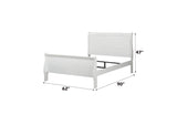 23830Q Louis Philippe Queen Bed