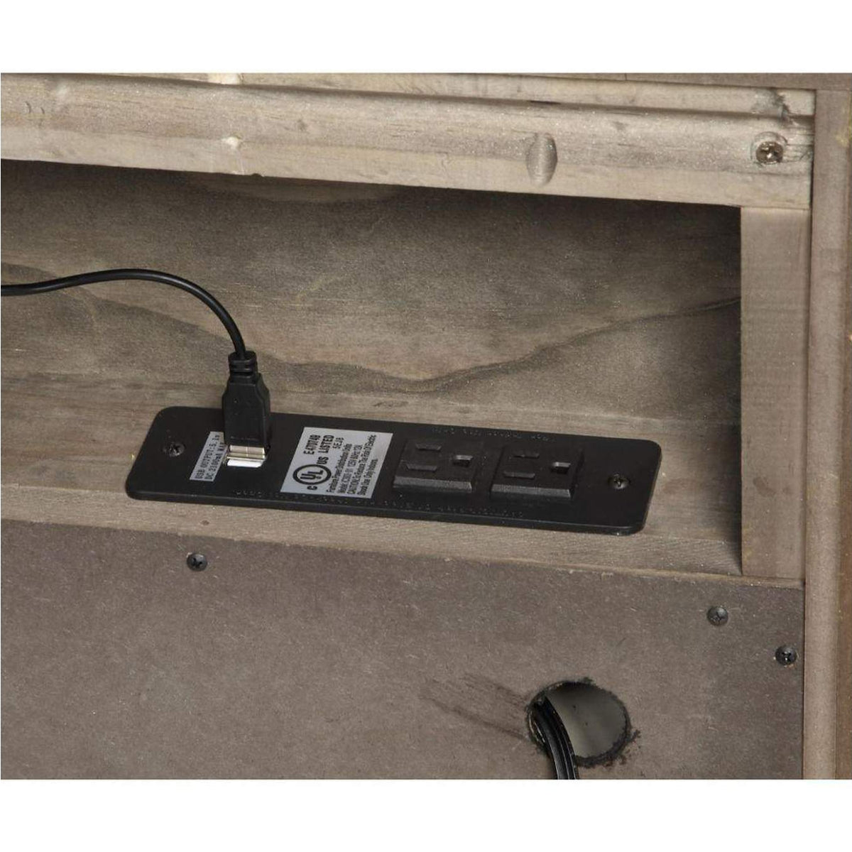 23923 Athouman Nightstand with USB