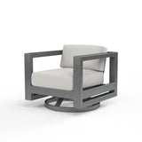 Redondo - Swivel Club, No Welt - Cast Silver / Dark Gray