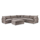 Caplan - 6 Piece Modular Sectional With Ottoman