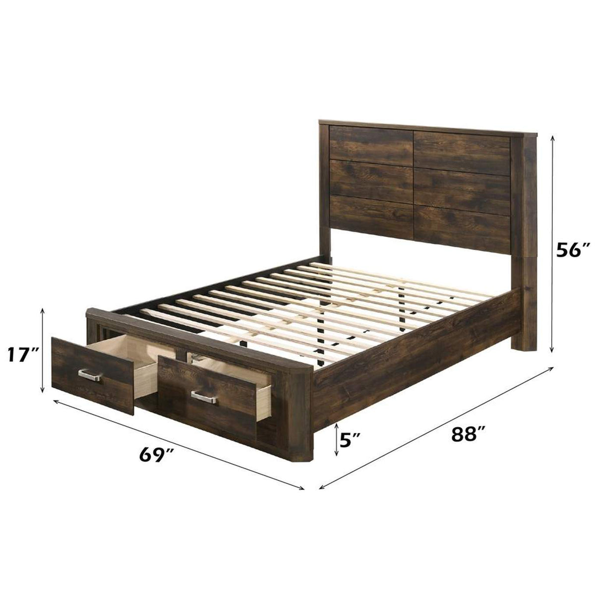 24200Q Elettra Queen Bed with Storage