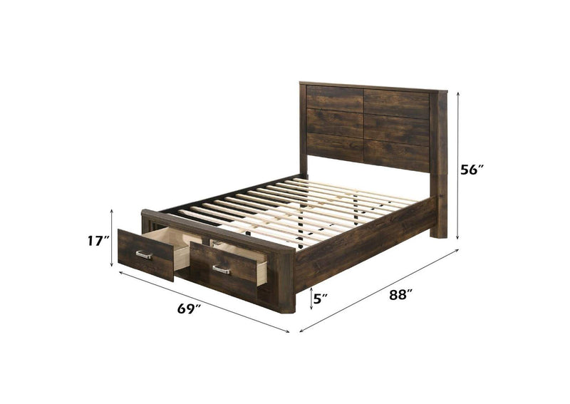 24200Q Elettra Queen Bed with Storage