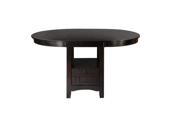 2423-36 Junipero Round / Oval Counter Height Table with Storage Base