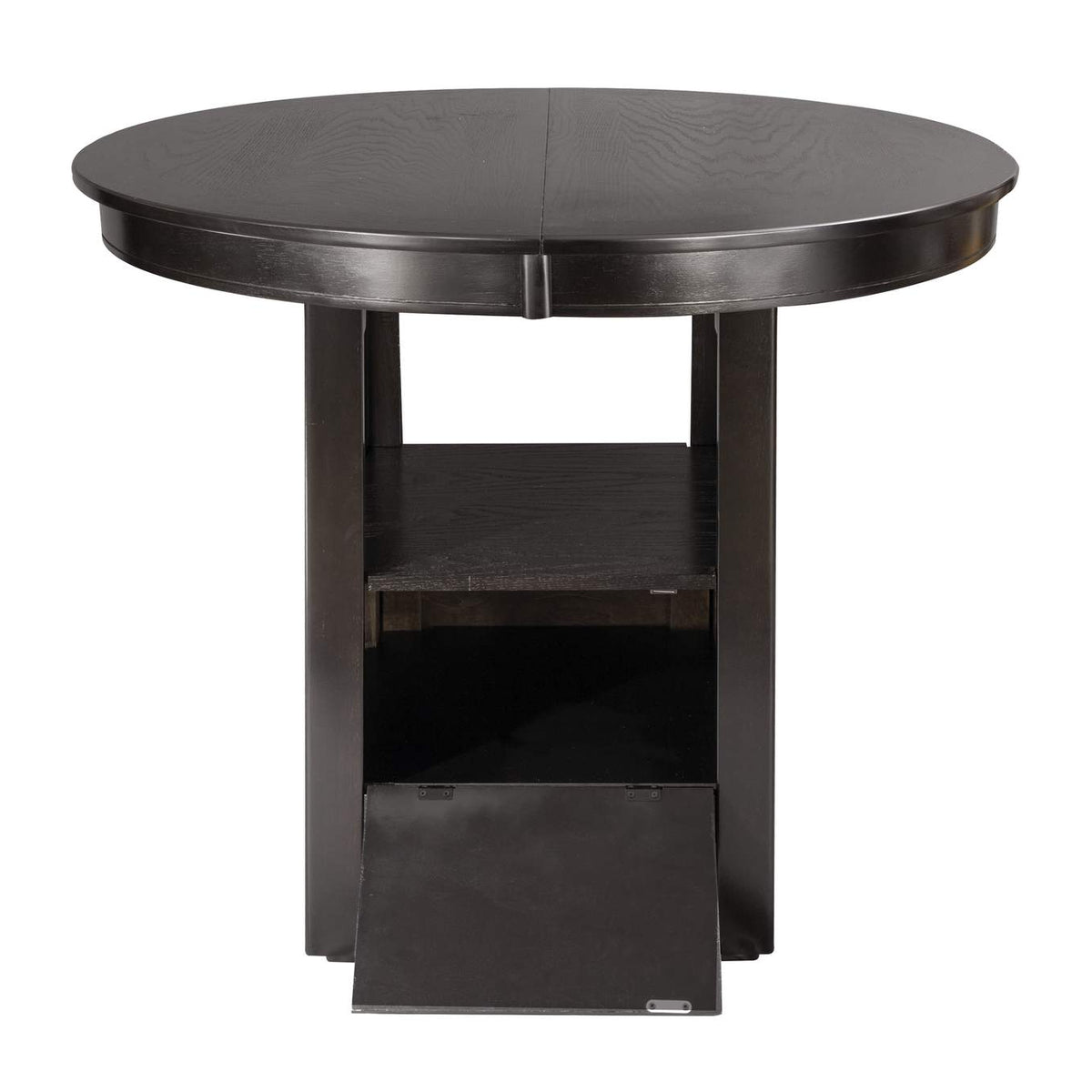 2423-36 Junipero Round / Oval Counter Height Table with Storage Base