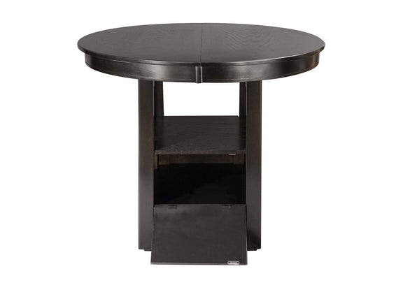 2423-36 Junipero Round / Oval Counter Height Table with Storage Base