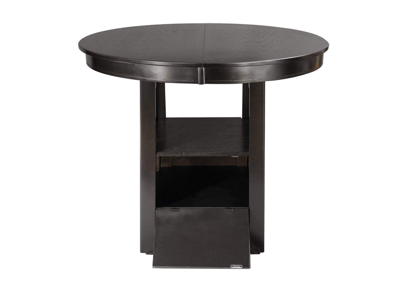 2423-36 Junipero Round / Oval Counter Height Table with Storage Base