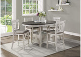 2423W-36 Junipero Round / Oval Counter Height Table with Storage Base