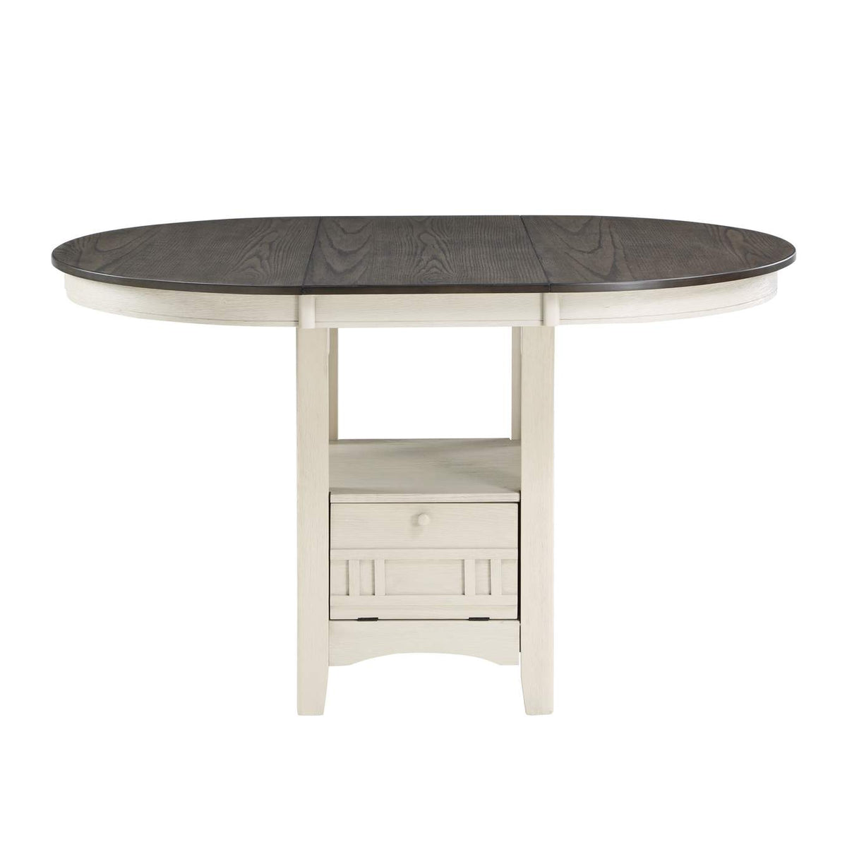 2423W-36 Junipero Round / Oval Counter Height Table with Storage Base