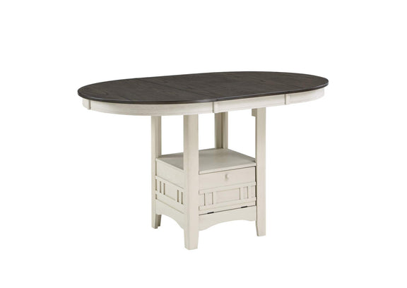 2423W-36 Junipero Round / Oval Counter Height Table with Storage Base