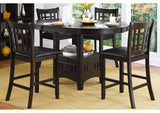 2423-36 Junipero Round / Oval Counter Height Table with Storage Base