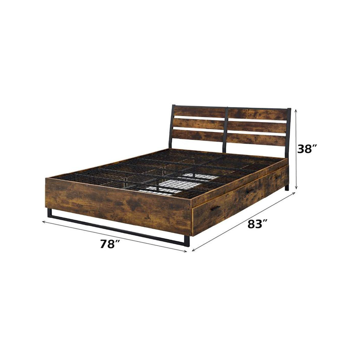 24257EK Juvanth Ek Bed with Storage