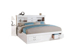 24487EK Louis Philippe Iii Ek Bed with Storage