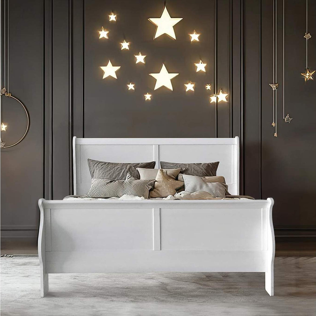 24497EK Louis Philippe Iii Ek Bed