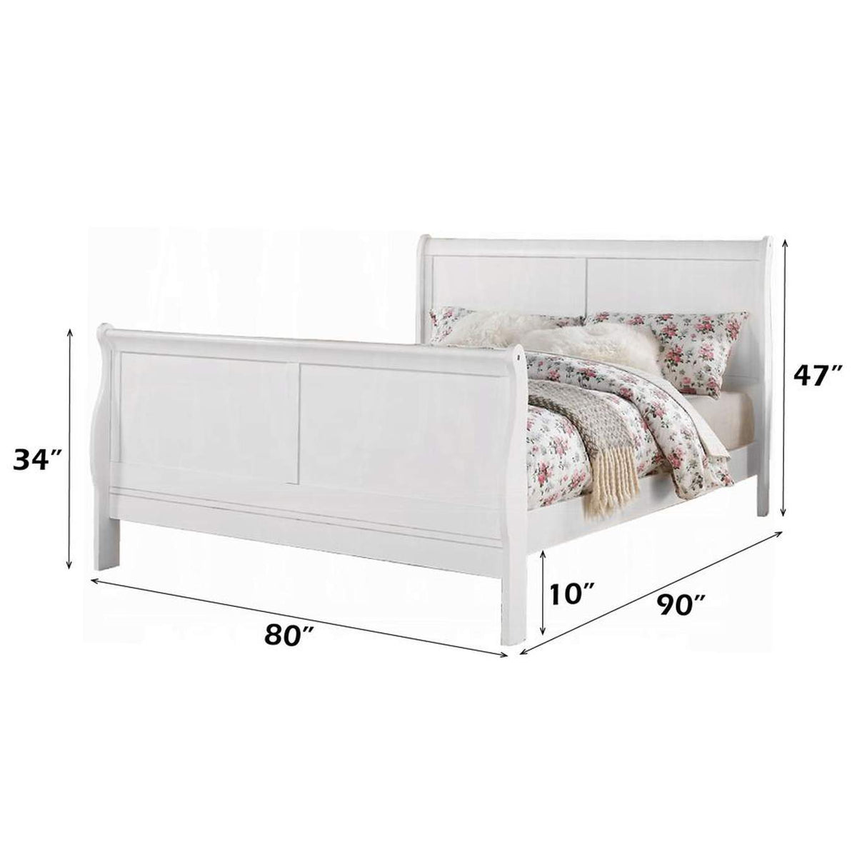 24497EK Louis Philippe Iii Ek Bed