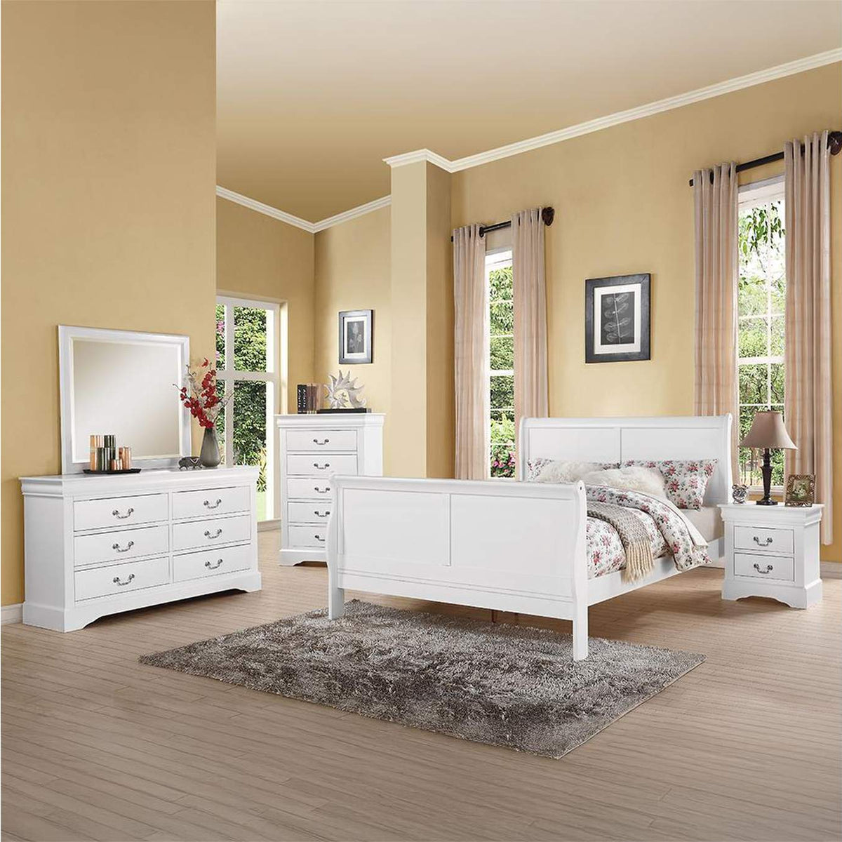 24497EK Louis Philippe Iii Ek Bed