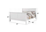 24500Q Louis Philippe Iii Queen Bed