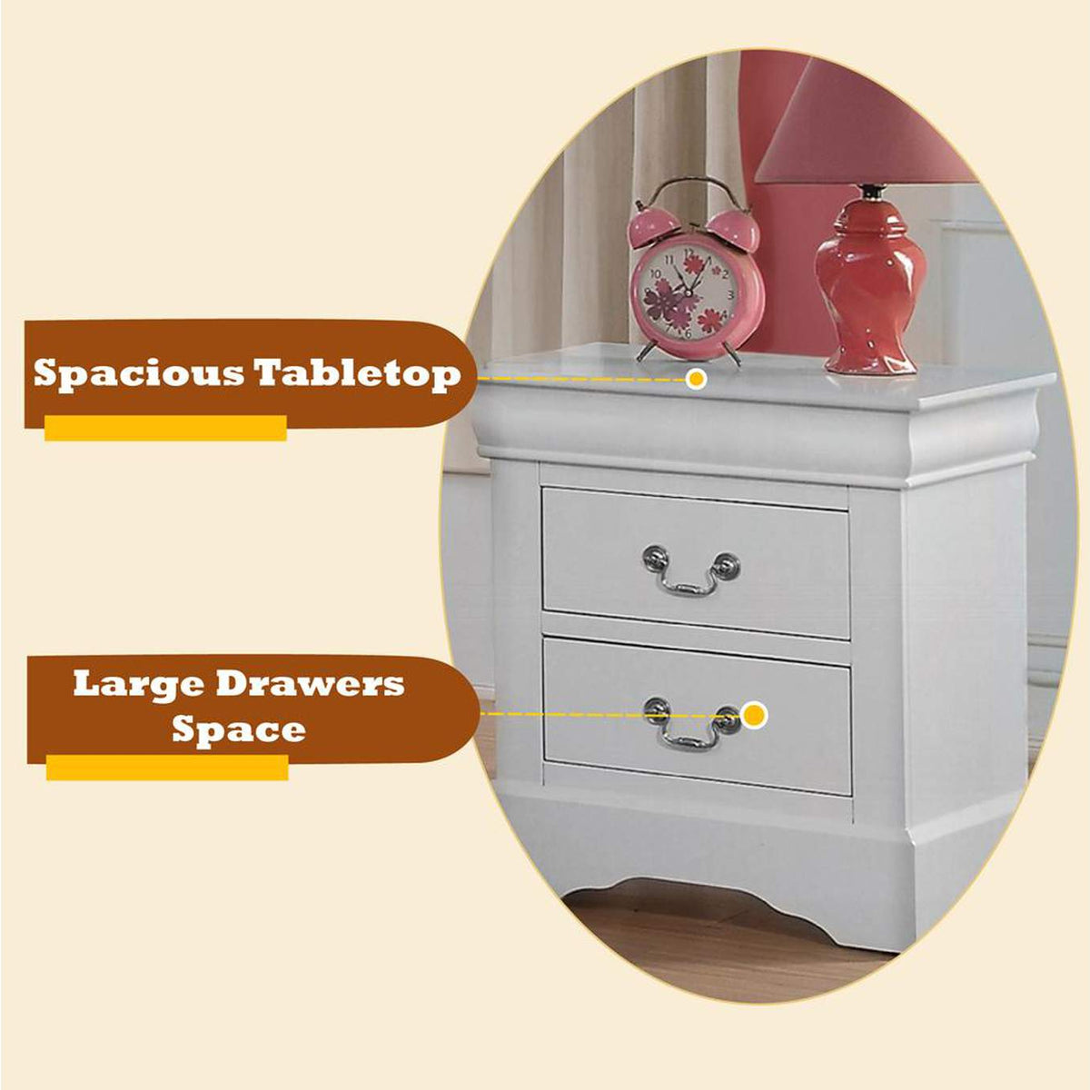 24503 Louis Philippe Iii Nightstand