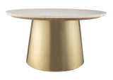TOV-OC18134 Bleeker Marble Coffee Table