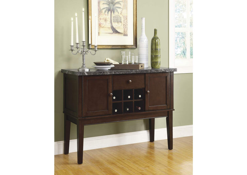 2456-40 Decatur Server, Marble Top