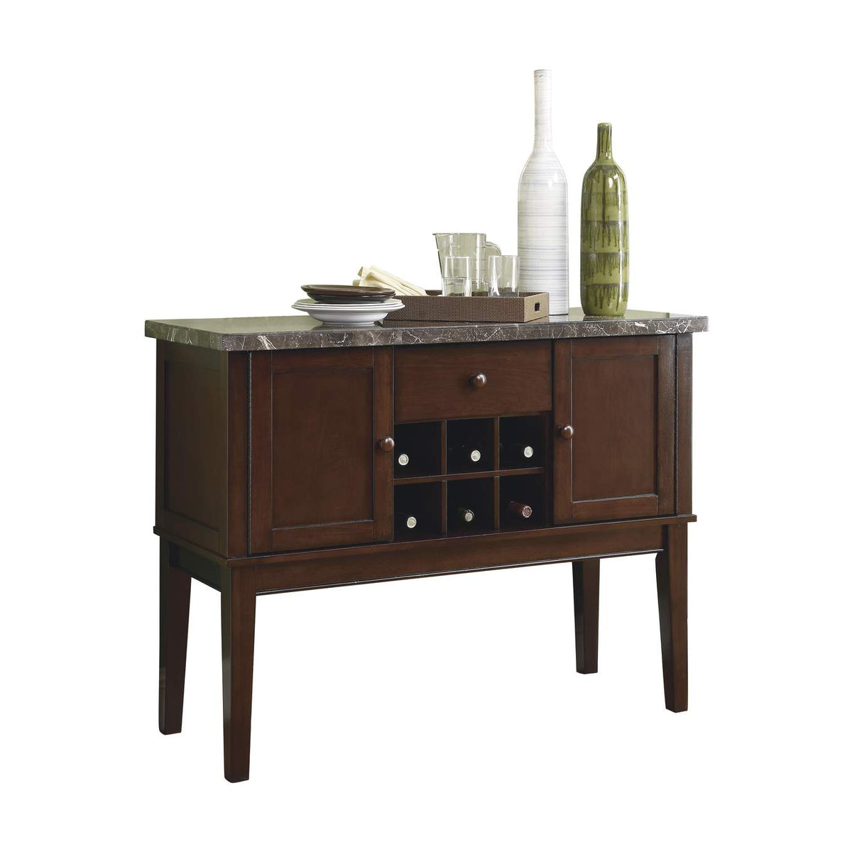 2456-40 Decatur Server, Marble Top